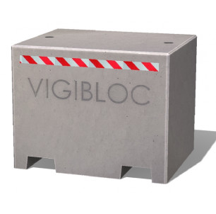 Vigibloc 1000 gris lisse