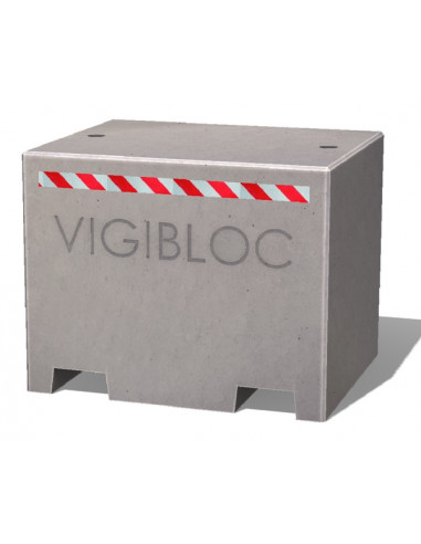 Vigibloc 1000 gris lisse