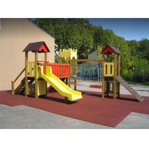 Dalles amortissantes ép 75 mm le m2 2