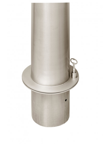 Potelet inox ø 254 amovible