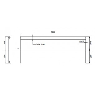 Lisse de bordure 1500 galva 2