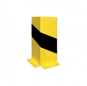 Protection angle de mur à visser longueur 2m jaune et noir