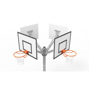 Tour basket 4 têtes 3,05 m - Déport 1 m 2