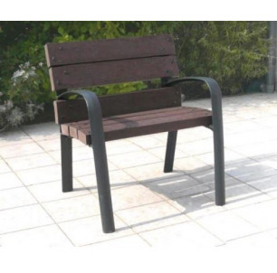 chaise fauteuil plazza plastique 100 % recyclé et recycable fabrication française garantie 20 ans espace urbain 2