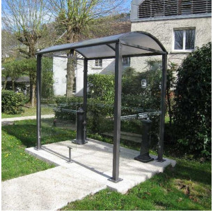 Abri fumeur Voûte 2500 2