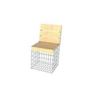 cage gabion amenagement assise banc id gabion bois meleze fauteuil chaise