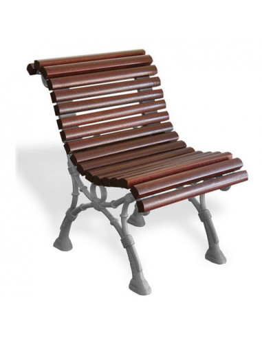 chaise fauteuil barcino bois et fonte benito