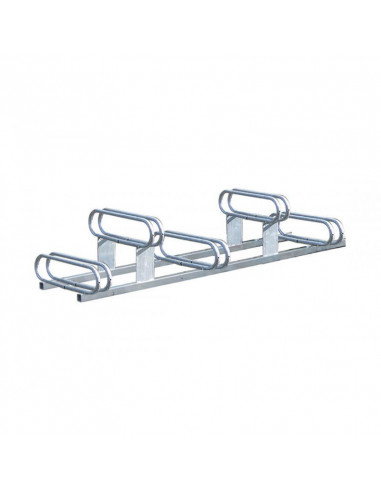 Support vélo 5 places décalé galva