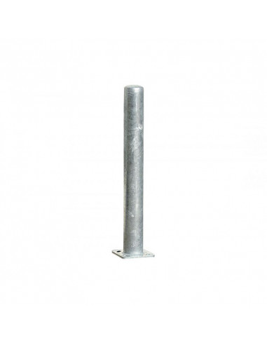 poteau de protection sur platine galvanise diametre 90 mm - industrie - procity