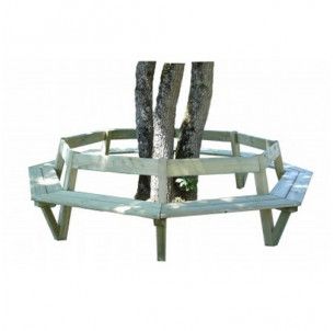 banc entourage arbre bois pin fabrication francaise loisirs amenagement sodifrex le capucin soleil