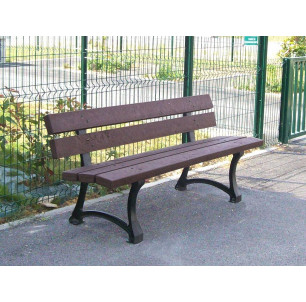 banc city plastique 100 % recyclé et recycable fabrication française garantie 20 ans espace urbain 2