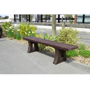 banquette parc plastique 100 % recyclé et recycable fabrication française garantie 20 ans espace urbain 2