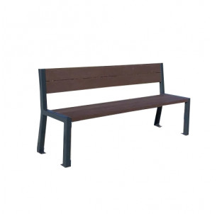 banc elegance plastique recycle 100 % recyclable ecologique fabrication francaise espace urbain