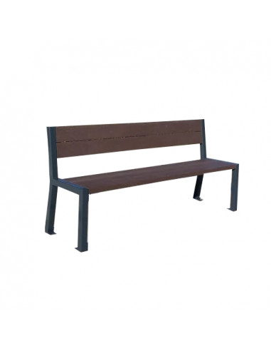 banc elegance plastique recycle 100 % recyclable ecologique fabrication francaise espace urbain