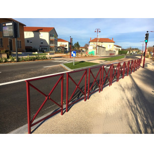 barriere main courante lisbonne longueur 1000 mm fabrication francaise procity 2