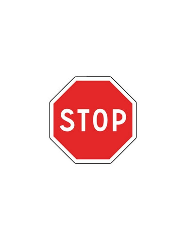 panneau police route signalisation routiere alu self signal intersection priorite stop