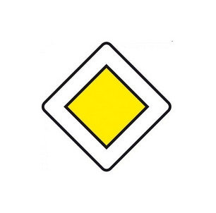 Panneau signalisation Type B carré classe 1 - Panneau de route certifié