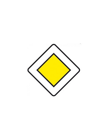 panneau police route signalisation routiere alu self signal intersection priorite route a caractere prioritaire