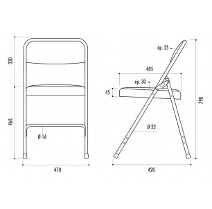 Chaise Palerme vinyle 2