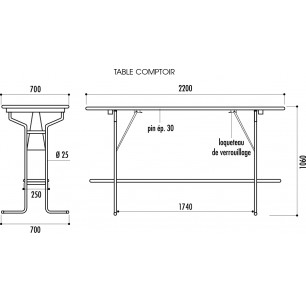 Table Comptoir Vienne 2