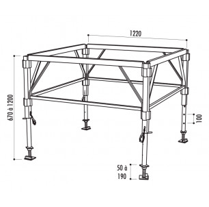 Podium 7,32 x 6,1 mm 2