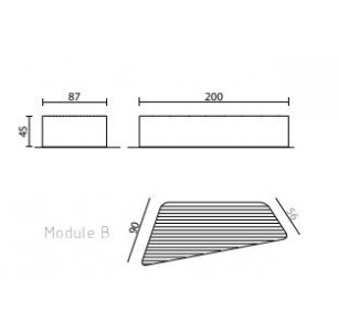 Banquette Hepta module B... 2
