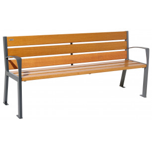 Banc Silaos bois acier 1800...