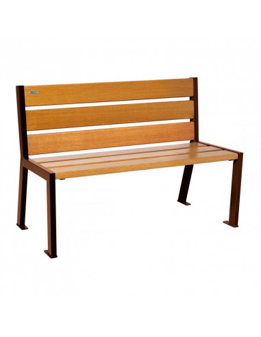 Banc Silaos bois acier 1200