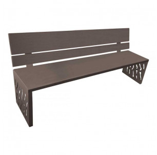 Banc Venise tout acier 1800