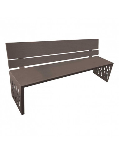 Banc Venise tout acier 1800