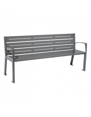 Banc Silaos tout acier 1800 accoudoirs