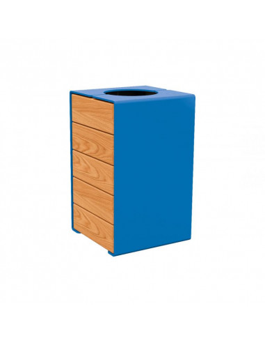 Corbeille Primium 450 acier/bois 110 L