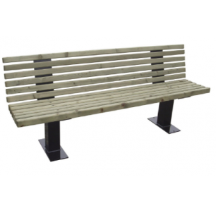 Banc Boston en pin