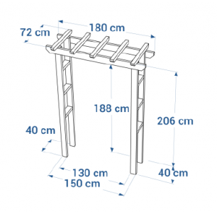 Pergolas Simple Arche 2