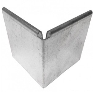 Angle acier galvanisé HT 80 mm