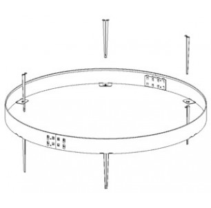 Entourage d`arbre acier... 2