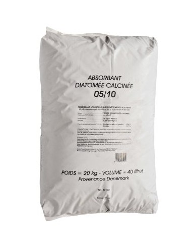 Absorbant granulé Diatomée 40 L