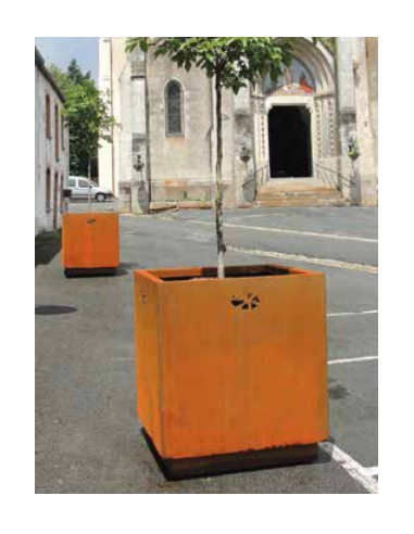 Jardinière Kuby 700 x 700 x 700 mm