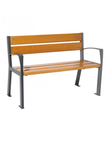 Banc Silaos ECO bois acier 1200 accoud