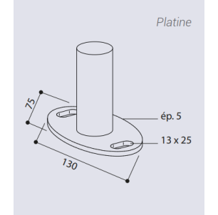 Etrier de protection galva... 2