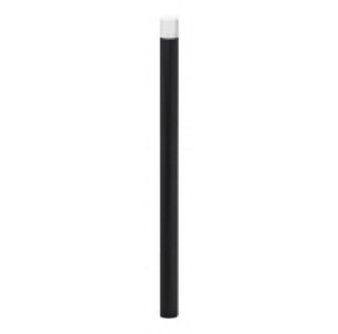 Potelet PMR ø 90 Carrefour  RAL 9005 pommeau RAL 9010 (stock)