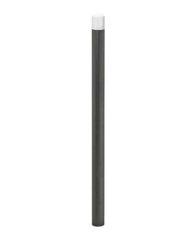 Potelet PMR ø 76 Carrefour gris Procity pommeau RAL 9010 (Stock)