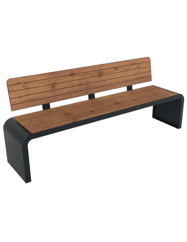 Banc New York HPL effet lames