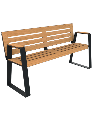 Banc Havane HPL lames 1m70