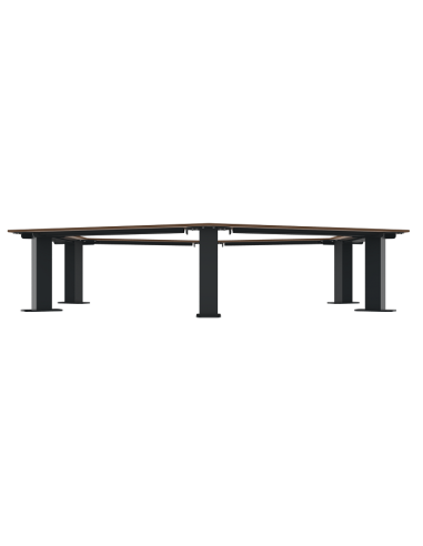 Banquette Madrid HPL lames