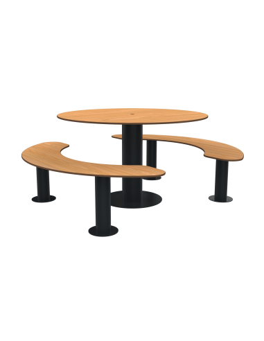 Table 6p Moka HPL modulaire