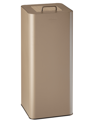 Corbeille tri selectif 30L Solstice Signature - Taupe