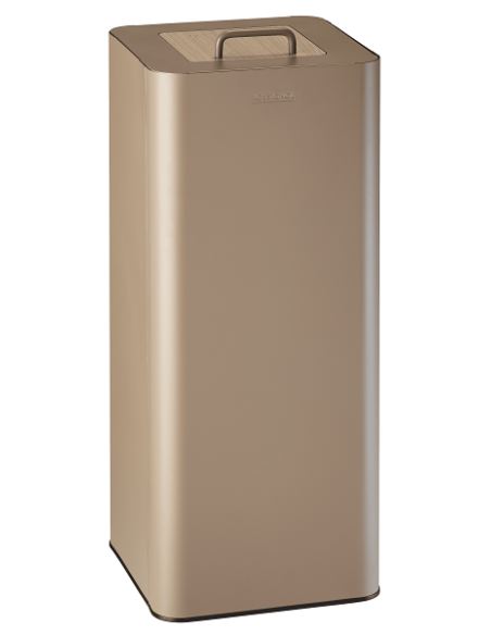 Corbeille tri selectif 30L Solstice Signature - Taupe