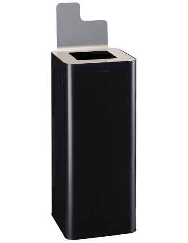 Corbeille tri selectif 60L Solstice - Gris