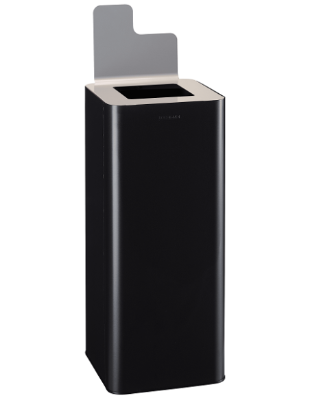 Corbeille tri selectif 60L Solstice - Gris